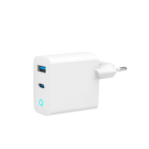 USB Universal Power Charger 2 port 30W Gembird Type C White
